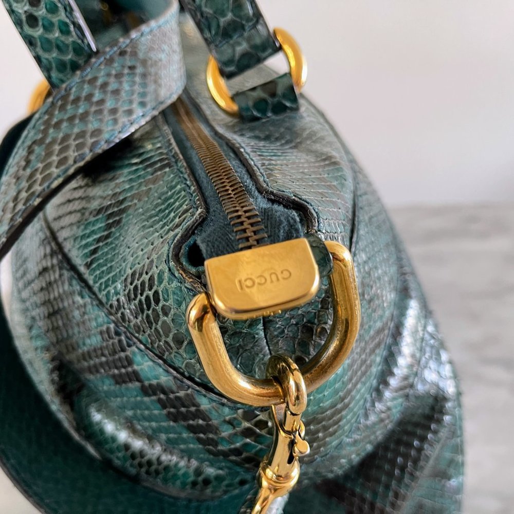 Gucci GG Ride Tote Bag - Python - Picture 5 of 6